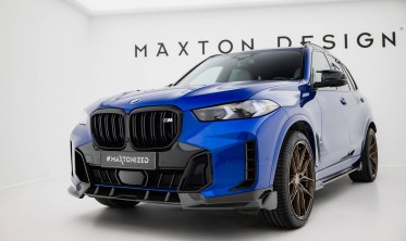 Карбонова накладка на передній бампер BMW X5 G05 M-Pack 2023- фото