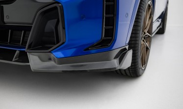 Карбонова накладка на передній бампер BMW X5 G05 M-Pack 2023- фото