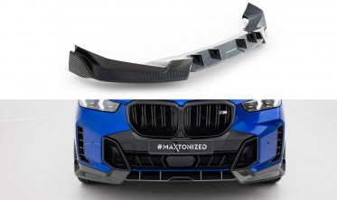 Карбонова накладка на передній бампер BMW X5 G05 M-Pack 2023- фото