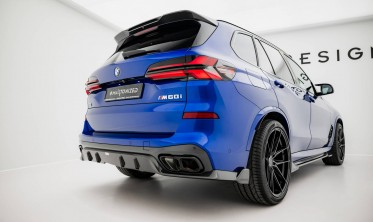 Карбоновый диффузор на задний бампер BMW X5 G05 M-Pack LCI фото