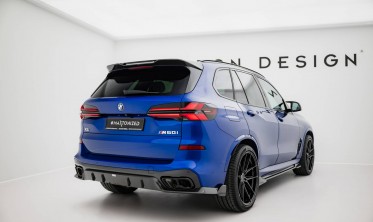 Карбоновый диффузор на задний бампер BMW X5 G05 M-Pack LCI фото