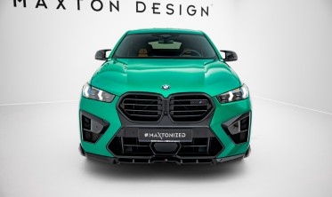 Тюнинг накладка (юбка) на передний бампер BMW X6 M F96 LCI 2023- вар. 1 фото