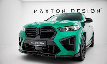 Тюнинг накладка (юбка) на передний бампер BMW X6 M F96 LCI 2023- вар. 1 фото