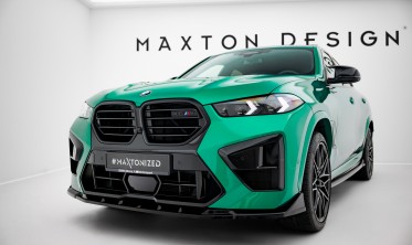 Нижній дифузор (накладка) на передній бампер BMW X6 M F96 рестайл 2023- вар. 2 фото