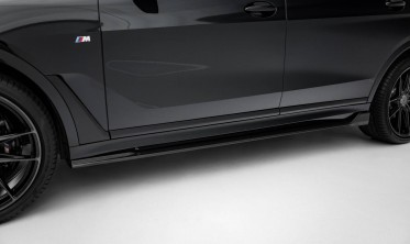 Карбонові накладки на бокові пороги BMW X7 G07 M-Pack фото