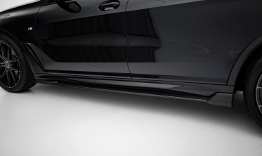 Карбонові накладки на бокові пороги BMW X7 G07 M-Pack фото