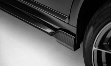Карбонові накладки на бокові пороги BMW X7 G07 M-Pack фото