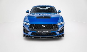 Нижній дифузор (спойлер) на передній бампер Ford Mustang GT Mk7 вар. 2 фото