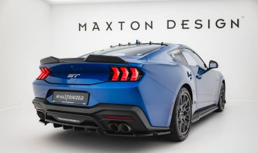 Нижний диффузор (накладка) на задний бампер Ford Mustang GT Mk7 фото