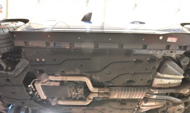 Тюнинг накладки (листвы) на боковые пороги Ford Mustang GT Mk7 нижние фото