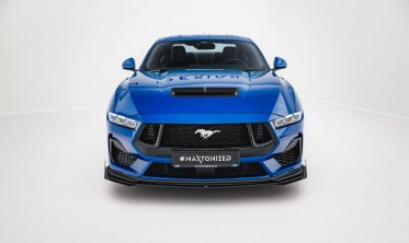 Диффузор + боковые накладки на передний бампер Street Pro Ford Mustang GT Mk7 фото