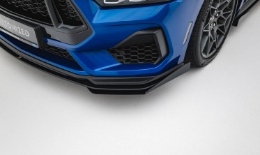 Диффузор + боковые накладки на передний бампер Street Pro Ford Mustang GT Mk7 фото