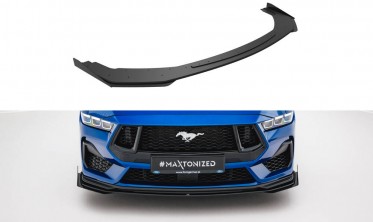 Диффузор + боковые накладки на передний бампер Street Pro Ford Mustang GT Mk7 фото
