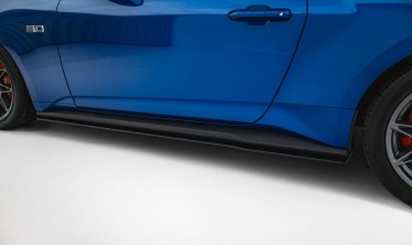 Боковые тюнинг накладки (листвы) Street Pro под пороги Ford Mustang Mk7 GT, Dark Horse фото