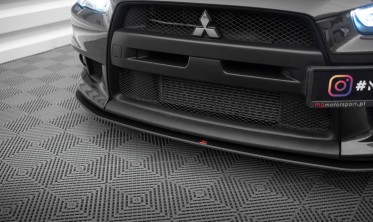 Передня накладка на бампер Street Pro Mitsubishi Lancer MK10 EVO X фото