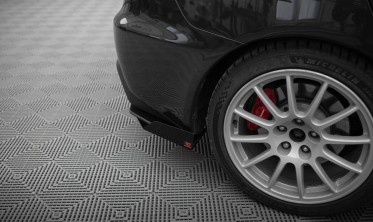 Комплект боковых накладок на задний бампер Mitsubishi Lancer MK10 EVO X (Street Pro) фото