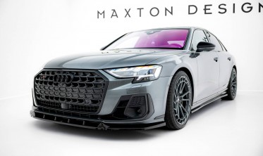 Тюнинг диффузор (накладка) на передний бампер Audi S8 / A8 S-Line D5 рестайл вар. 2 фото