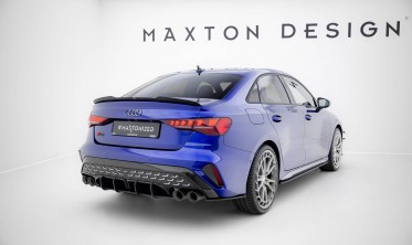 Центральна накладка Street Pro на задній бампер Audi S3 Sedan 8Y 2024- фото