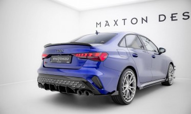 Центральна накладка Street Pro на задній бампер Audi S3 Sedan 8Y 2024- фото
