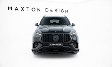 Тюнинг накладка (юбка) на передний бампер Mercedes AMG GLE 53 / AMG-Line SUV W167 / Coupe C167 рестайл фото