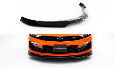 Тюнінг дифузор (накладка) на передній бампер Chevrolet Camaro SS Mk6 рестайл вар. 1 фото