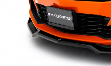 Тюнінг дифузор (накладка) на передній бампер Chevrolet Camaro SS Mk6 рестайл вар. 1 фото