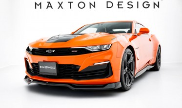 Тюнінг дифузор (накладка) на передній бампер Chevrolet Camaro SS Mk6 рестайл вар. 1 фото