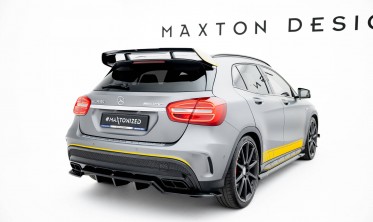 Тюнинговый диффузор (накладка) на задний бампер Mercedes-Benz GLA 45 AMG X156 вар. 2 фото