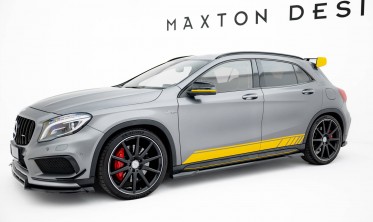 Тюнінгові накладки (лістви) на бокові пороги Mercedes-Benz GLA 45 AMG X156 вар. 2 фото