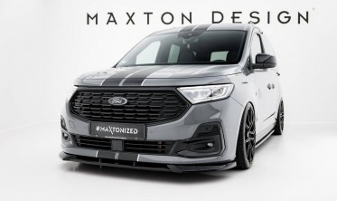 Тюнинг диффузор (накладка) на передний бампер  Ford Transit Connect Mk3 фото