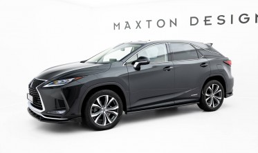 Боковые диффузоры (накладки) под пороги Lexus RX Mk4 рестайл фото