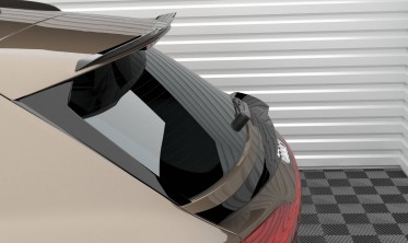 Нижній тюнінговий кап спойлер на кришку багажника Audi e-Tron  фото