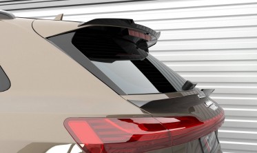 Нижній тюнінговий кап спойлер на кришку багажника Audi e-Tron  фото