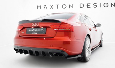 Тюнинговый 3D спойлер на крышку багажника Audi A5 Sportback S-Line 8T рестайл фото
