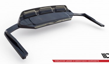 Задний тюнинг диффузор (накладка) на бампер Audi SQ7 Mk2 рестайл 2019-2023 фото