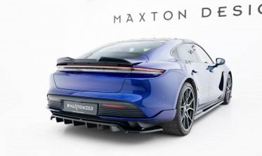 Тюнинг диффузор (накладка) на задний бампер Porsche Taycan Turbo S Mk1 фото