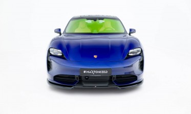 Тюнинг накладка (диффузор) на передний бампер Porsche Taycan Turbo S Mk1 фото