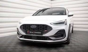 Тюнинговый диффузор переднего бампера Ford Focus MK4 ST / ST-line фото