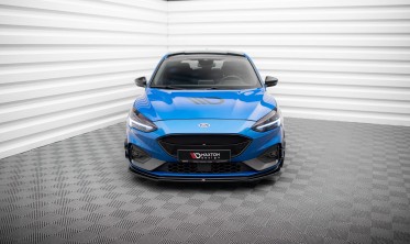 Передній дифузор на бампер Ford Focus MK4 ST / ST-Line вер. 4 фото