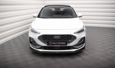 Передній дифузор на бампер Ford Focus MK4 ST / ST-Line вер. 4 фото
