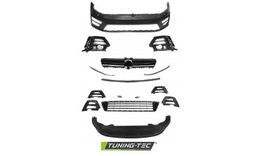 Передний тюнинг бампер Volkswagen Golf 7 R стиль фото