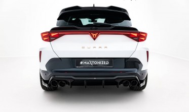 Накладка заднего бампера Cupra Formentor Mk1 с муляжами выхлопных труб фото