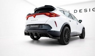 Накладка заднего бампера Cupra Formentor Mk1 с муляжами выхлопных труб фото