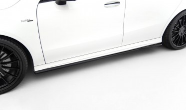 Тюнінг накладки на бокові пороги Mercedes-AMG CLA 35, 45 C118 / X118 рестайл фото