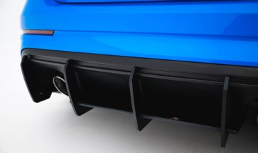 Центральний дифузор (накладка Street Pro) на задній бампер Ford Focus RS Mk3 фото