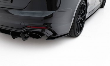 Бокові тюнінг накладки Street Pro на задній бампер Audi RS5 Sportback F5 фото