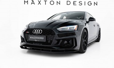 Нижняя тюнинг накладка Street Pro на передний бампер Audi RS5 Coupe / Sportback F5 фото