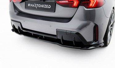 Тюнинг диффузор (накладка) на задний бампер BMW 1 F70 M-Pack  фото