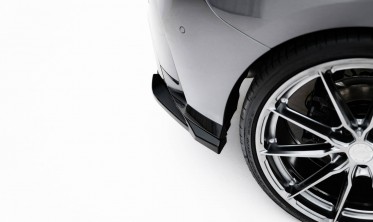 Тюнинг диффузор (накладка) на задний бампер BMW 1 F70 M-Pack  фото