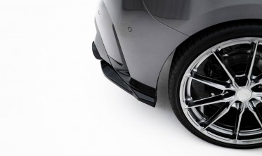 Бокові накладки (дифузори) на задній бампер BMW M135i F70 фото